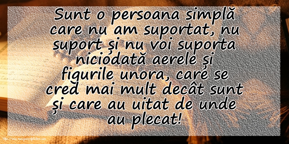 Familie Sunt o persoana simplă care nu a uitat de unde am plecat!