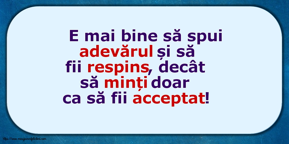 Familie E mai bine să spui adevărul...