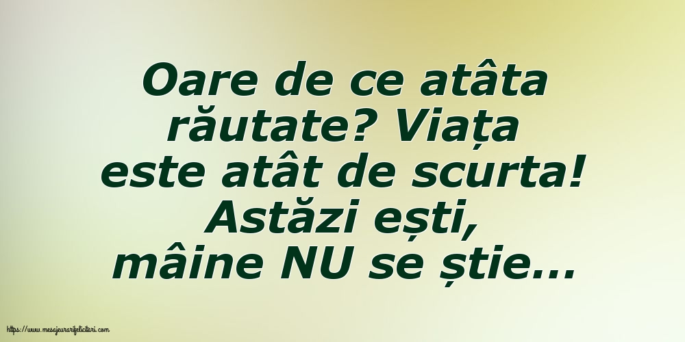 Familie Oare de ce atâta răutate?
