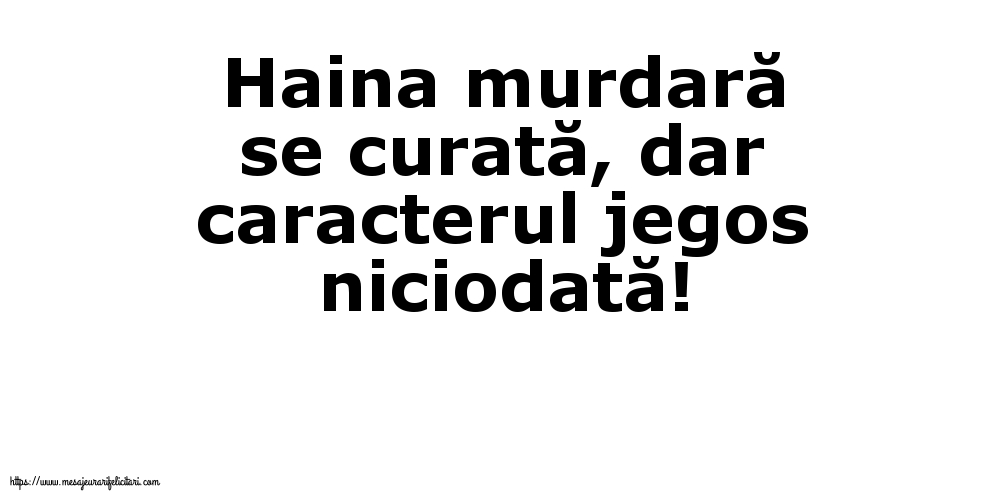 Familie Haina murdară se curată