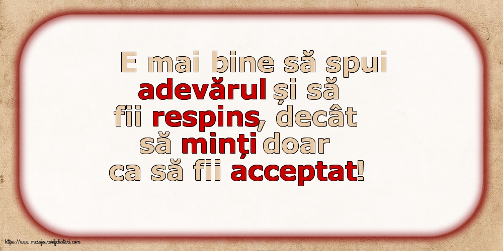 Familie E mai bine să spui adevărul...