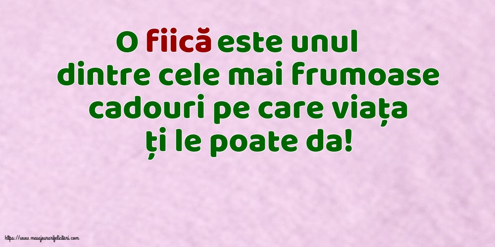 Familie O fiică