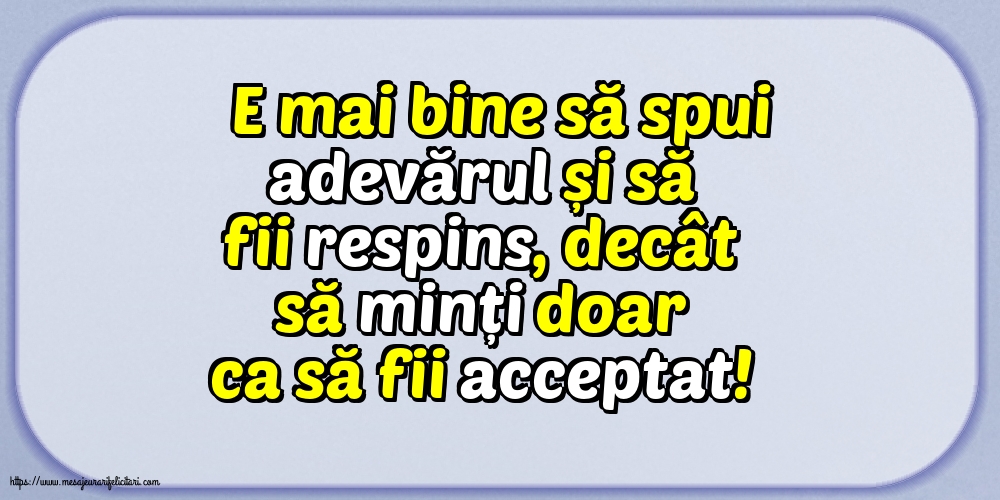 Familie E mai bine să spui adevărul...