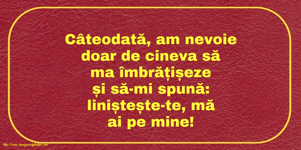 Familie Liniștește-te, mă ai pe mine!