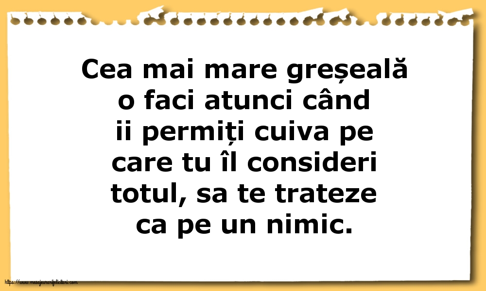 Familie Cea mai mare greșeală