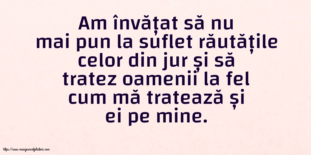 Familie Am învățat să nu mai pun la suflet răutățile