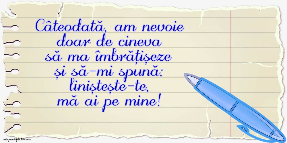 Imagini despre Familie - Liniștește-te, mă ai pe mine! - mesajeurarifelicitari.com