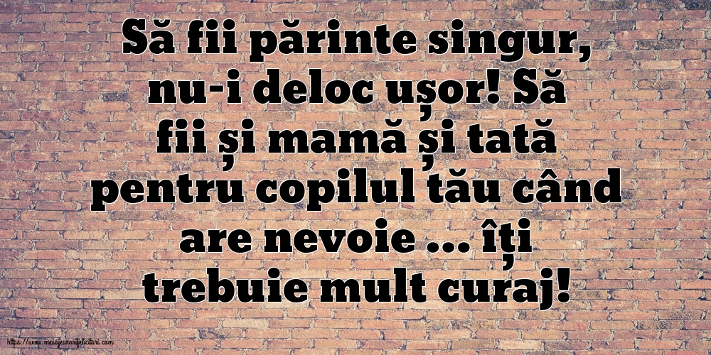 Familie Să fii părinte singur, nu-i deloc ușor!
