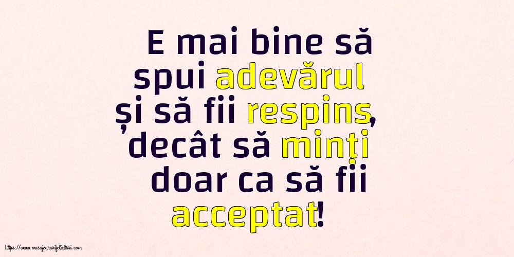 Familie E mai bine să spui adevărul...