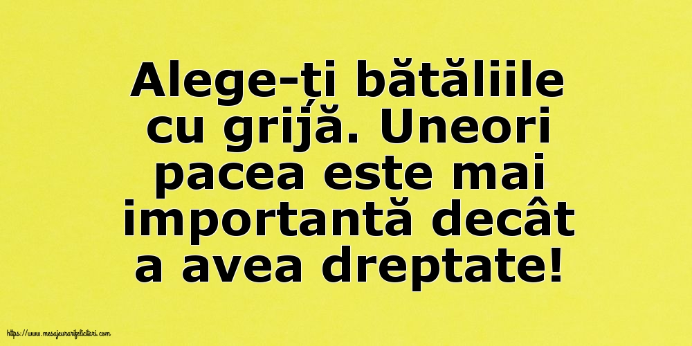 Familie Alege-ți bătăliile cu grijă