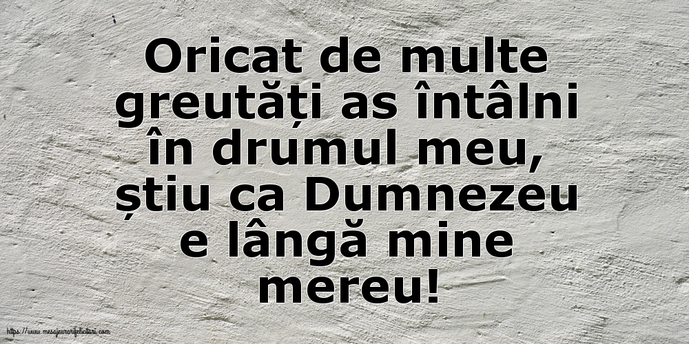 Familie Oricat de multe greutăți as întâlni în drumul meu