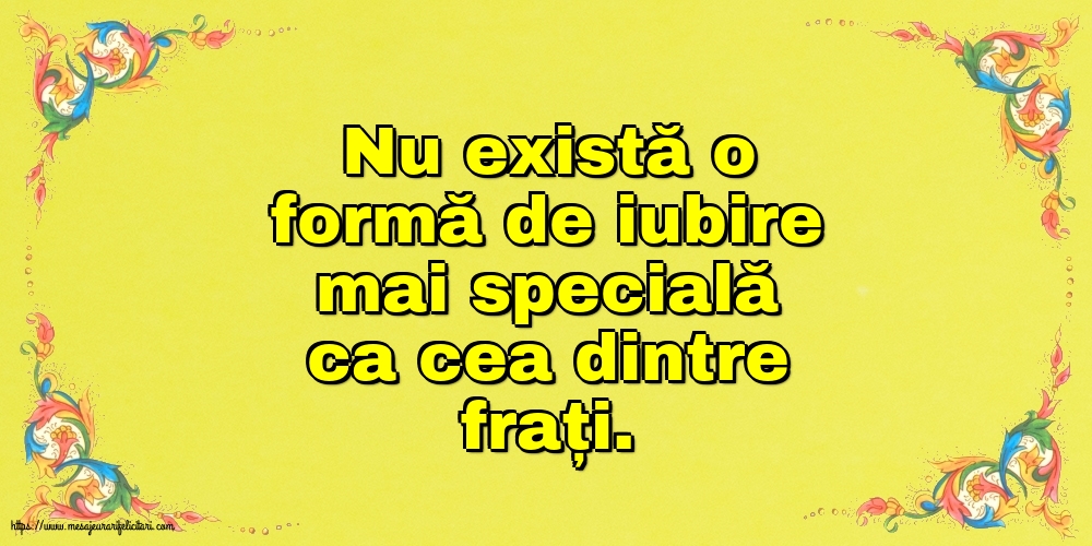 Familie Nu există o formă de iubire mai specială ca cea dintre frați.