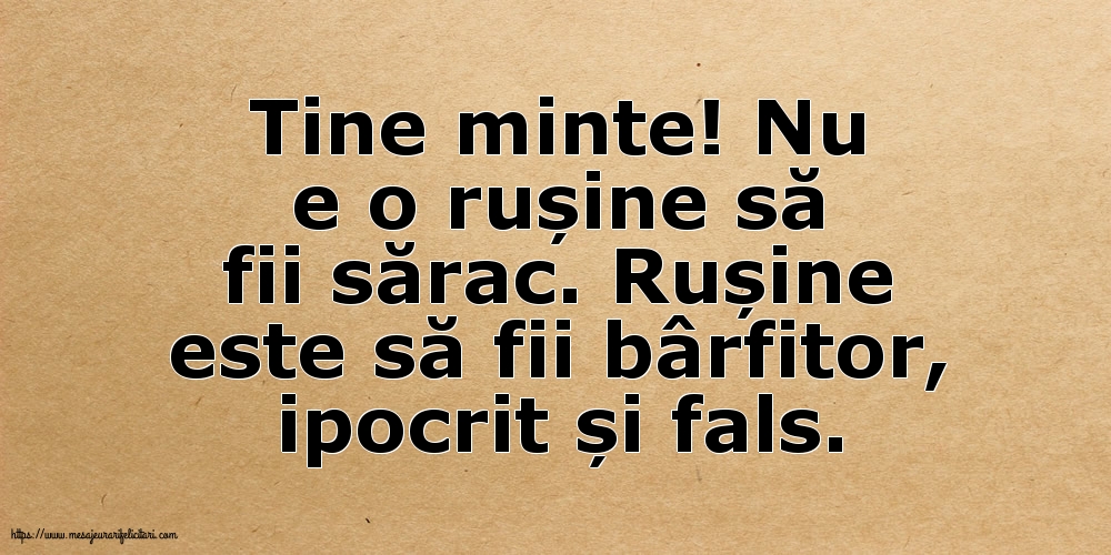 Familie Nu e o rușine să fii sărac