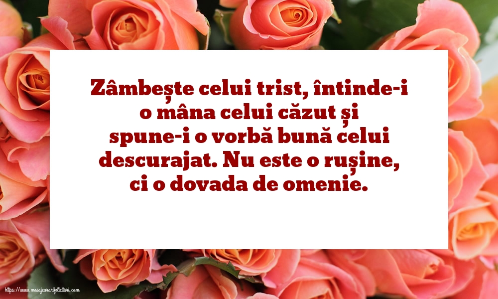Familie Zâmbește celui trist, întinde-i o mâna celui căzut... Nu este o rușine, ci o dovada de omenie.
