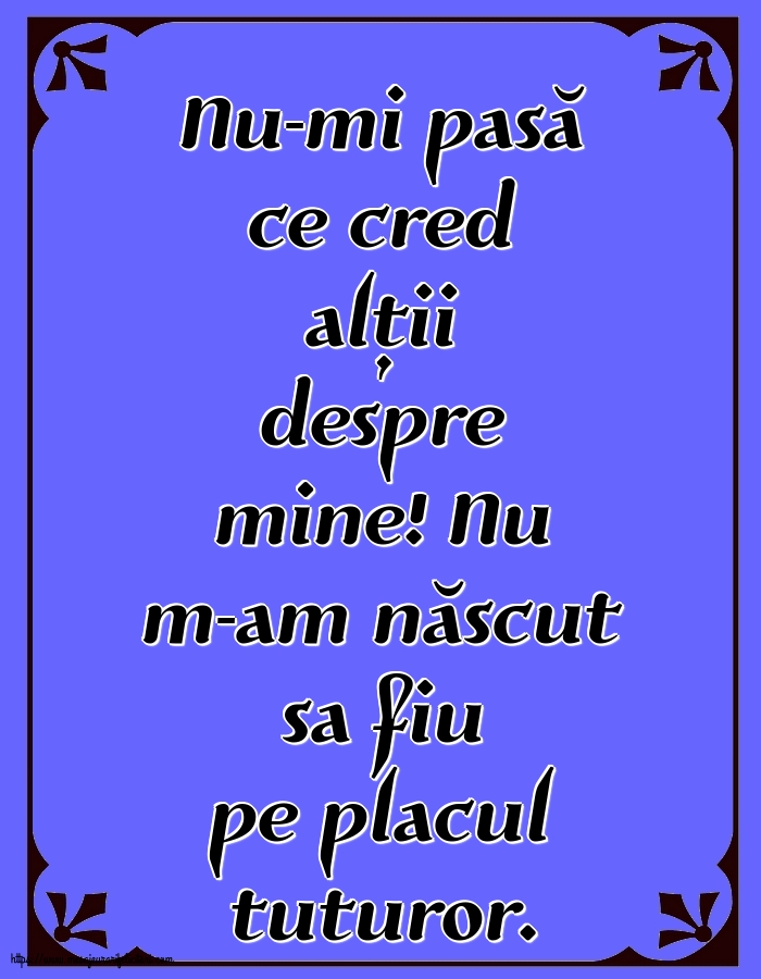 Familie Nu-mi pasă ce cred alții despre mine!