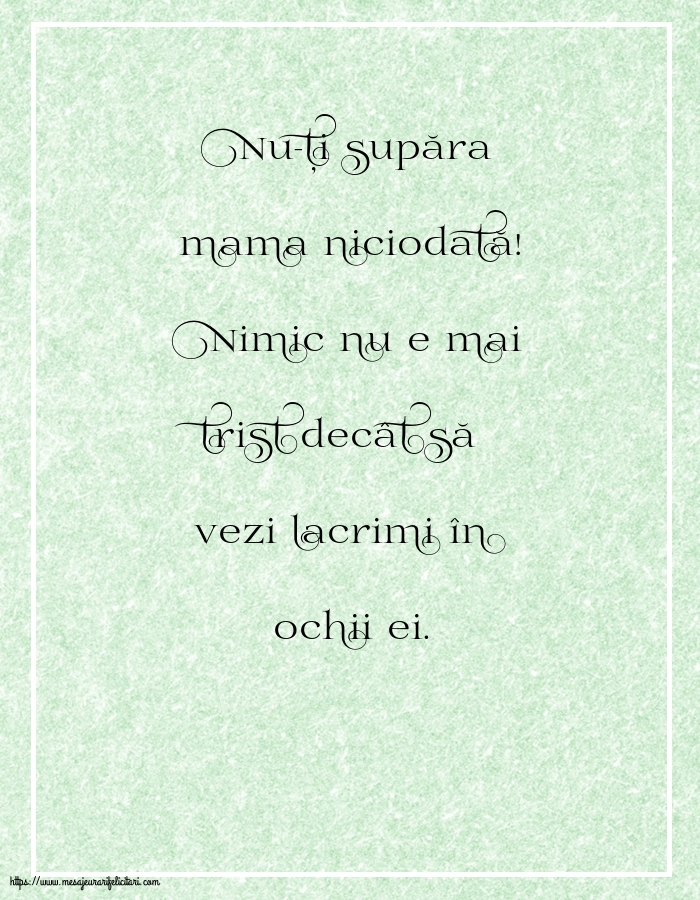 Familie Nu-ți supăra mama niciodată!