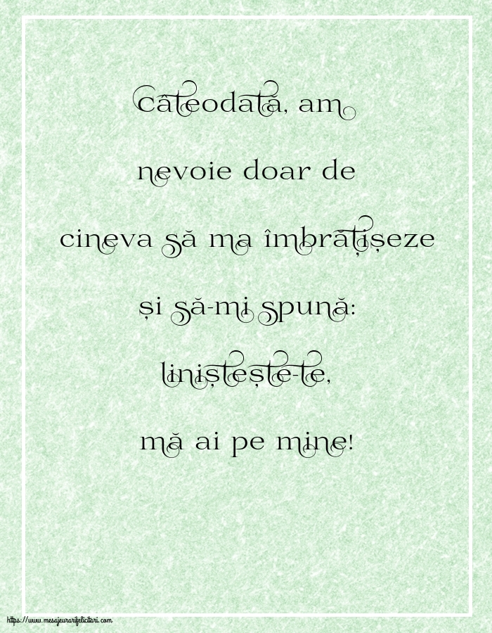 Familie Liniștește-te, mă ai pe mine!