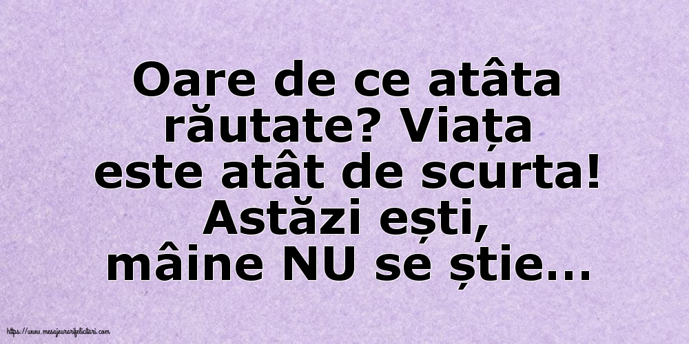 Familie Oare de ce atâta răutate?