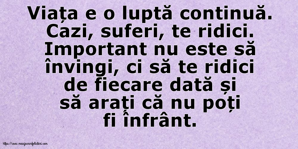 Familie Viața e o luptă continuă