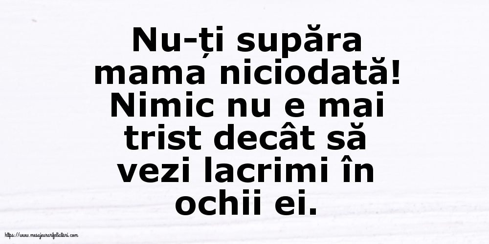 Familie Nu-ți supăra mama niciodată!