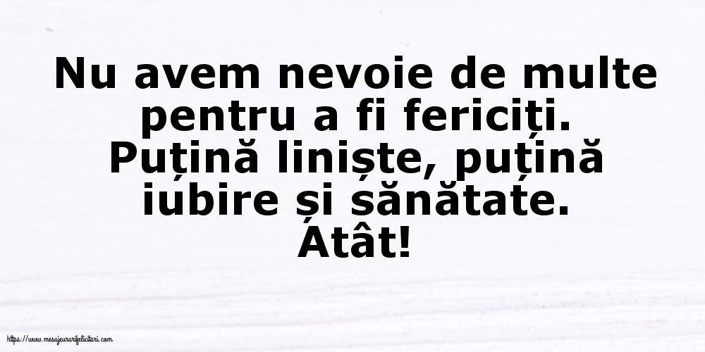 Familie De ce avem nevoie ca să fim fericiți?