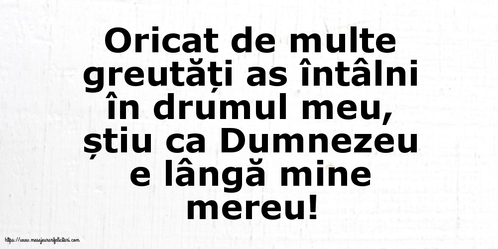 Familie Oricat de multe greutăți as întâlni în drumul meu