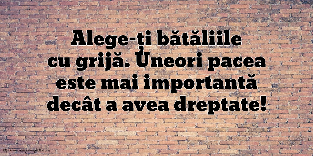 Familie Alege-ți bătăliile cu grijă