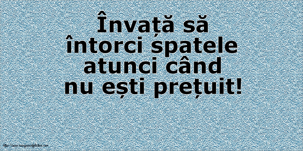 Familie Învață să întorci spatele