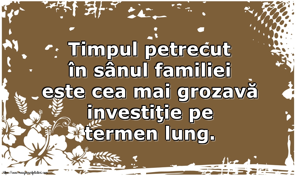 Familie Timpul petrecut în sânul familiei