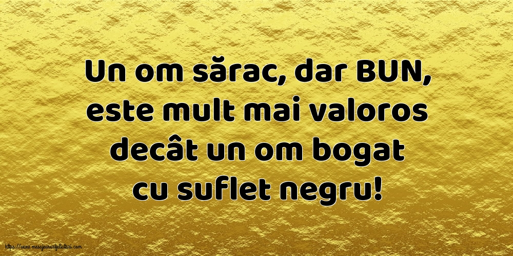 Familie Un om sărac, dar BUN