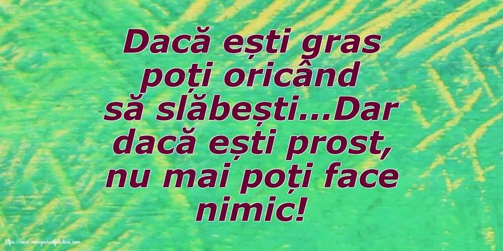 Familie Dacă ești gras