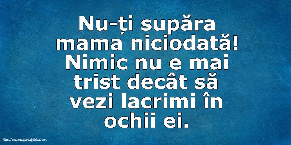 Familie Nu-ți supăra mama niciodată!