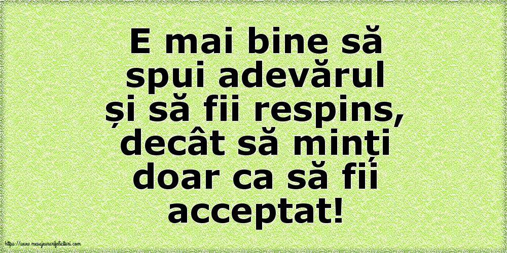 Familie E mai bine să spui adevărul...