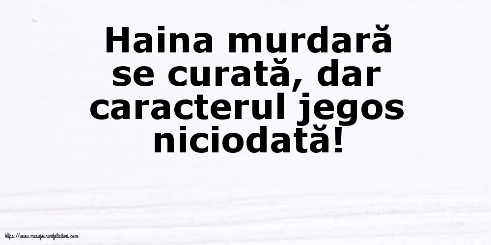 Familie Haina murdară se curată