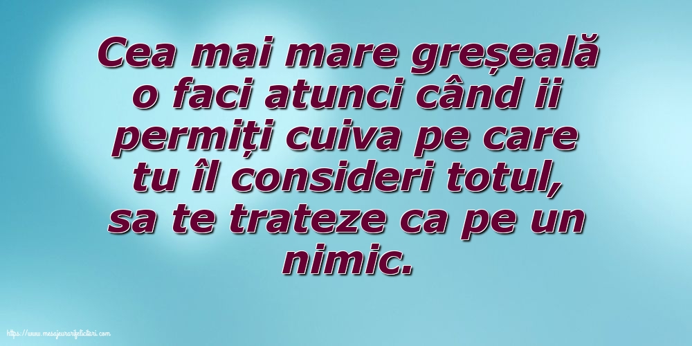 Familie Cea mai mare greșeală