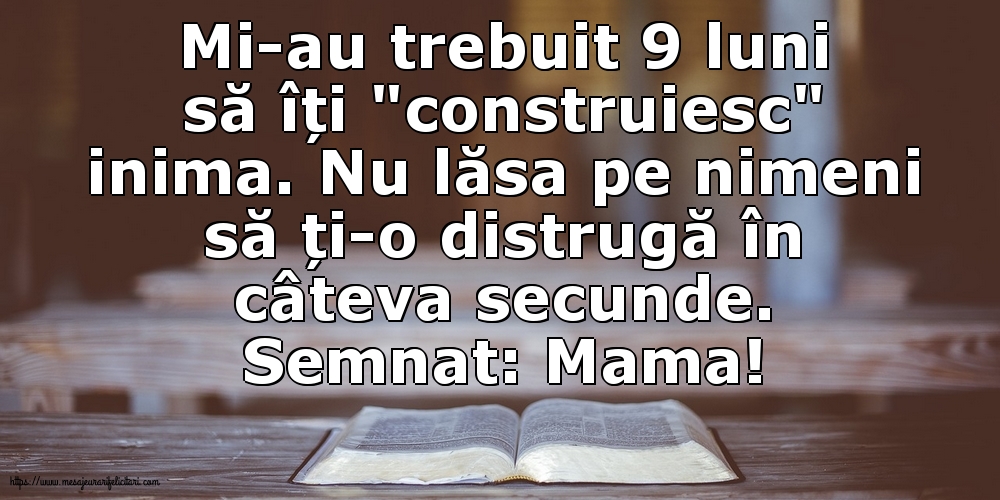 Imagini despre Familie - Semnat: Mama! Mi-au trebuit 9 luni - mesajeurarifelicitari.com