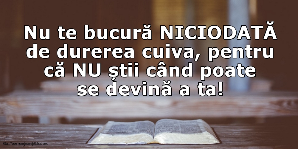 Nu te bucură
