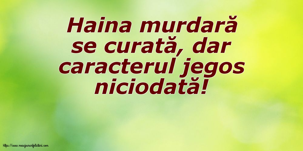 Familie Haina murdară se curată