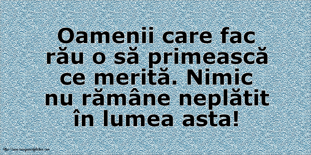 Oamenii care fac rău