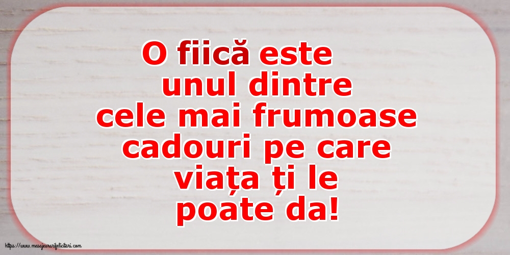 O fiică
