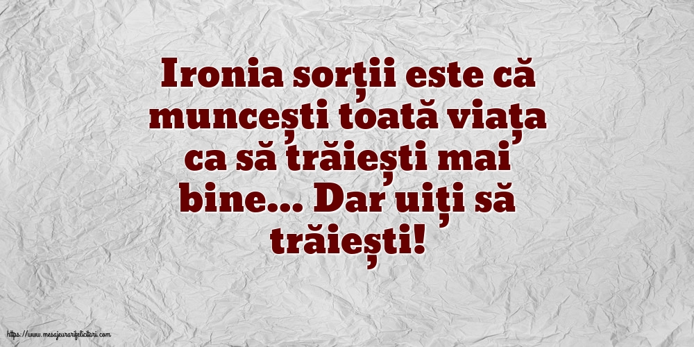 Ironia sorții