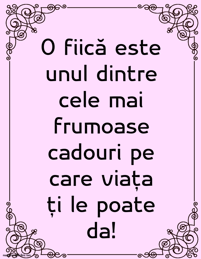 O fiică