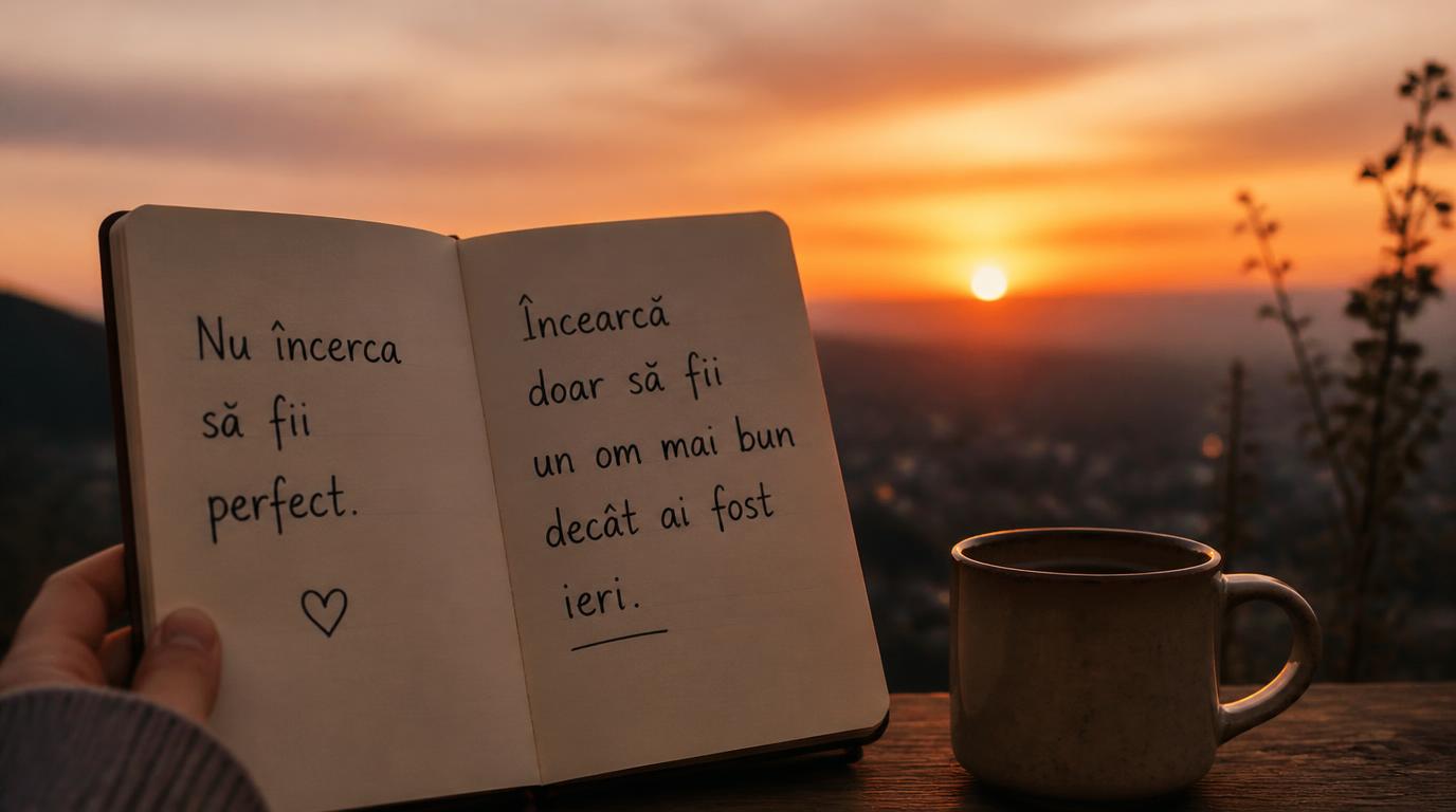 Nu încerca să fii perfect.