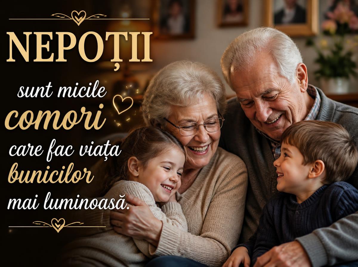 NEPOŢII sunt comori 12-08-2026