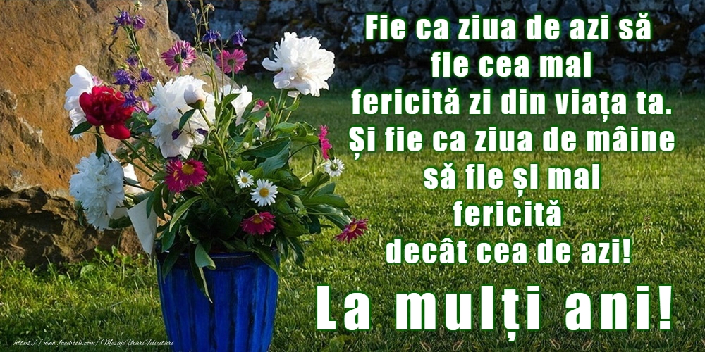 La mulți ani!