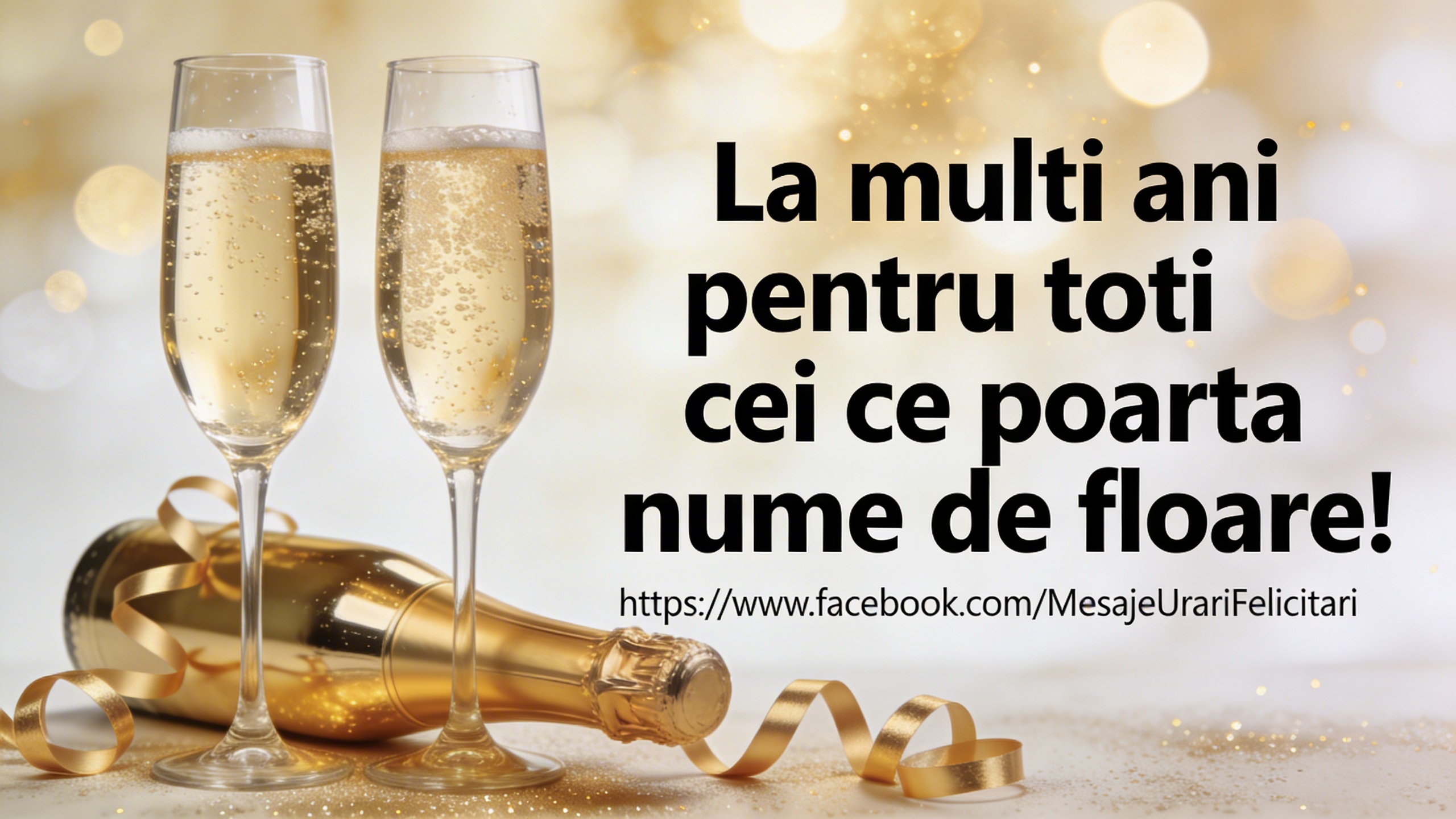 La multi ani pentru toti cei ce poarta nume de floare!