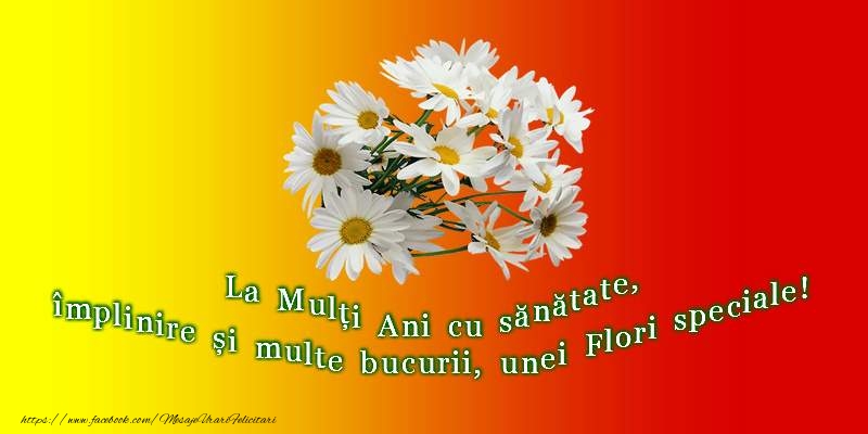 La multi ani de Florii!