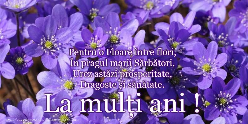 La multi ani de Florii!