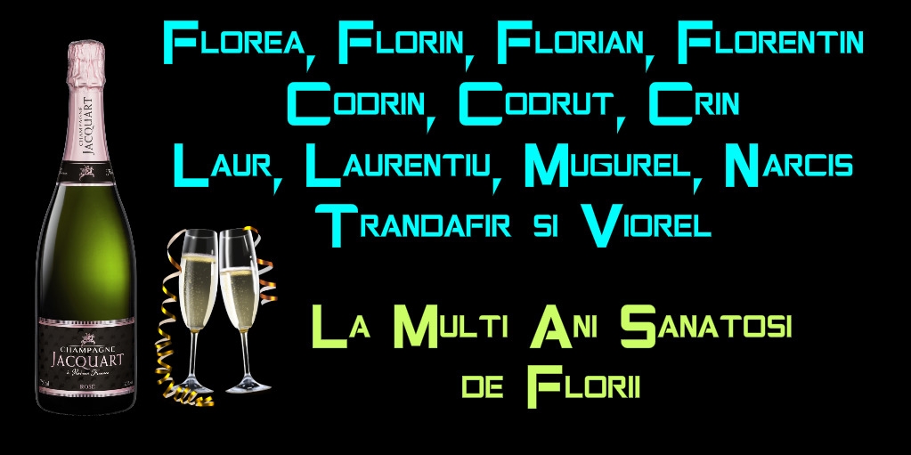 La multi ani pentru toti cei care se sarbatoresc de Florii!