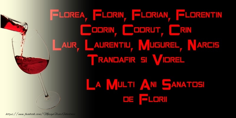 La multi ani pentru toti cei care se sarbatoresc de Florii!